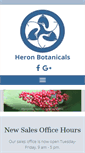 Mobile Screenshot of heronbotanicals.com